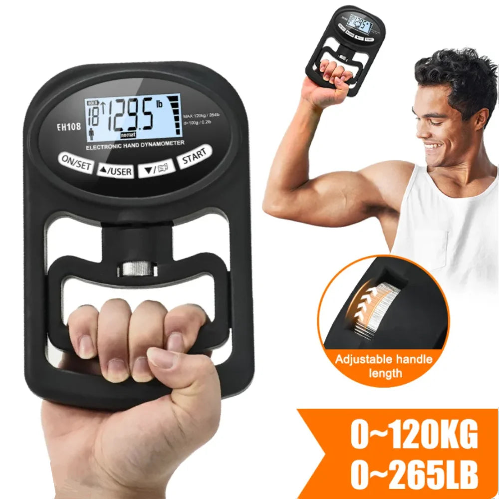 Hand Dynamometer Grip Strength Trainer - Electronic Hand Grip