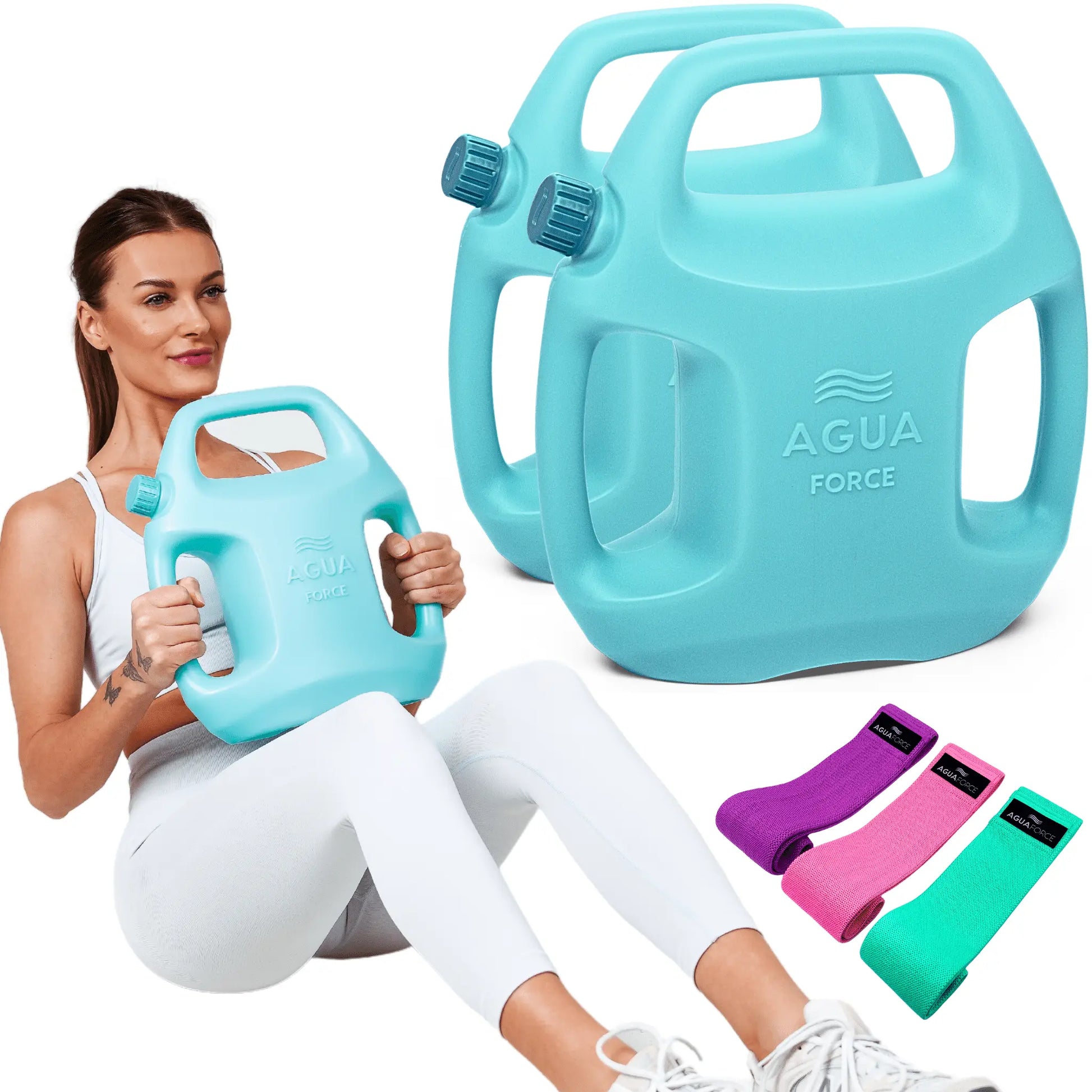 Water-Filled Adjustable Weights (2-11 Lbs - Set of 2 )