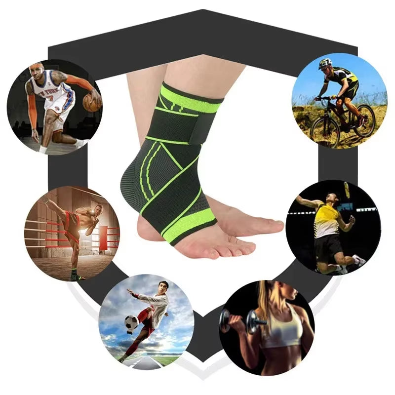 Adjustable Compression Ankle Brace for Total Support & Injury Prevention