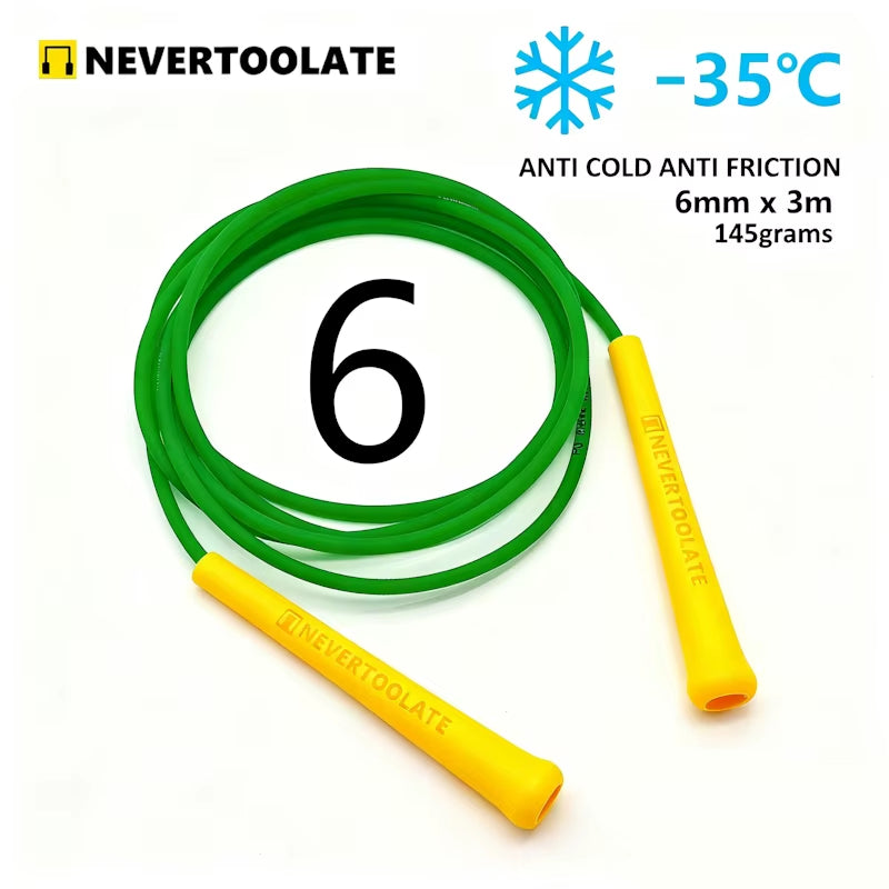 NeverTooLate™ ProSpeed Jump Rope – Lightweight, Durable &amp; Fast